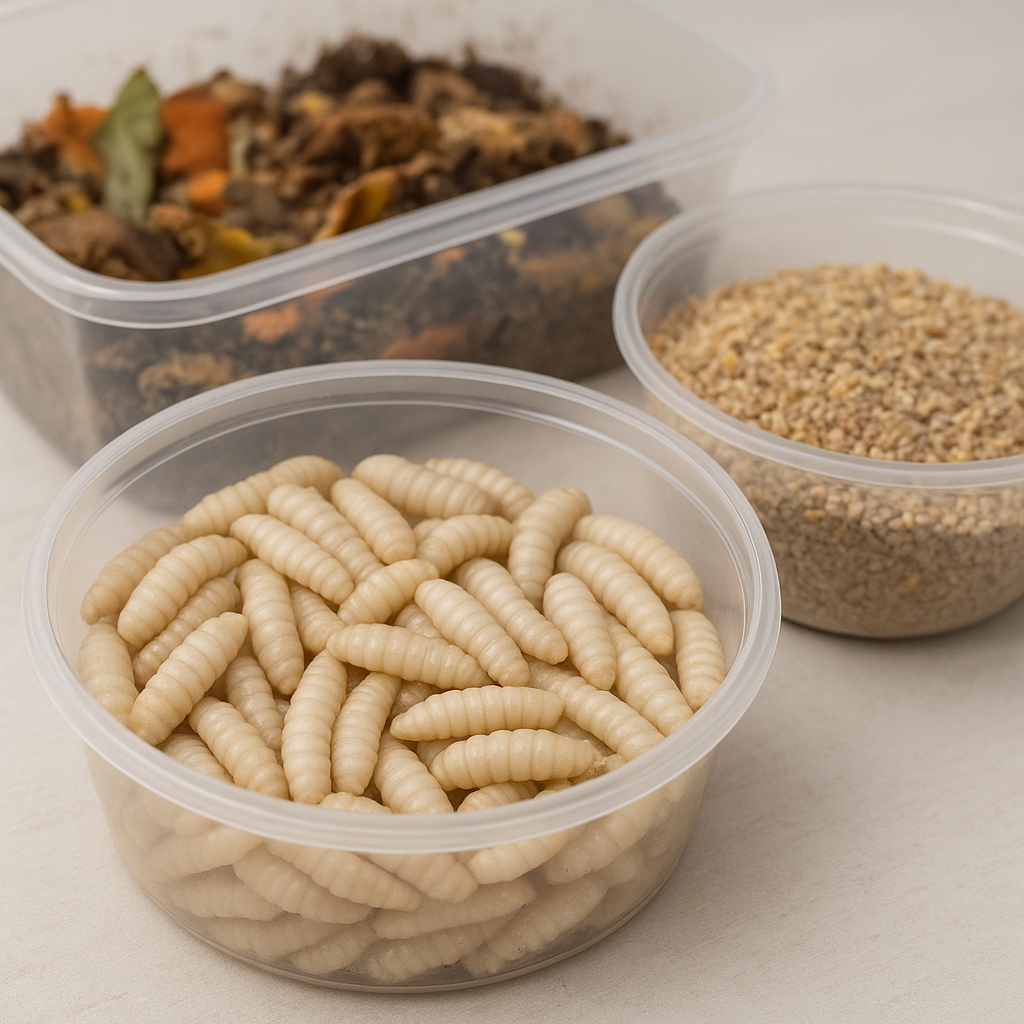 Maggot sebagai pakan alternatif ayam KUB